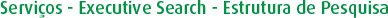 Serviços - Executive Search - Estrutura de Pesquisa